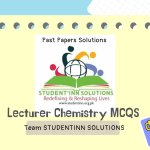Lecturer Chemistry MCQS