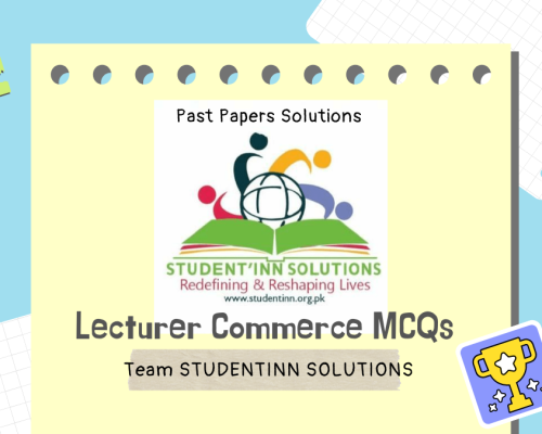 Lecturer Commerce MCQs